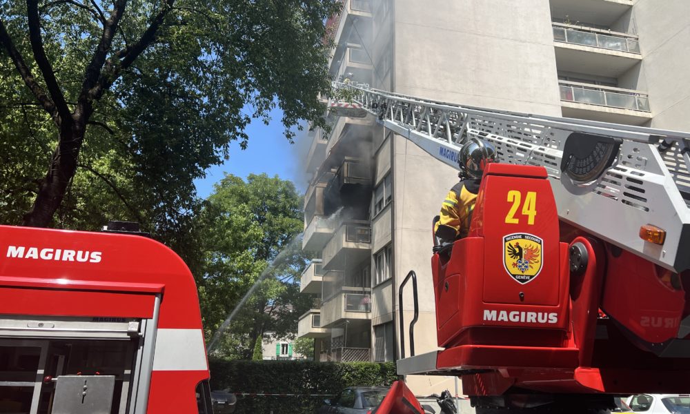 Incendie à Plainpalais : évacuations et blessés légers