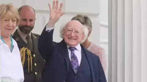 Michael D Higgins, 84 ans, terminera son mandat de président de 14 ans le 11 novembre.