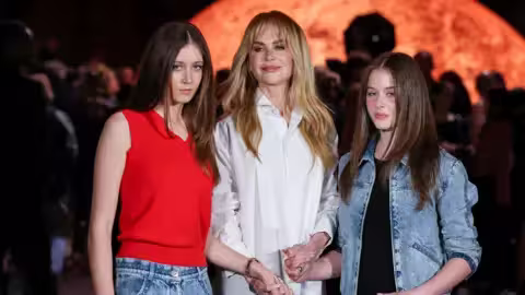 Sunday Rose Kidman-Urban, Nicole Kidman et Faith Margaret Kidman-Urban assistent au défilé Chanel Womenswear printemps-été 2026.