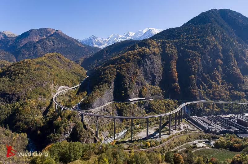 Fermeture du viaduc des Egratz après des chutes de pierres