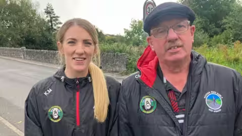 Kelly et Chris Mallon sont tous deux impliqués dans le jeu de boules sur route depuis des années.