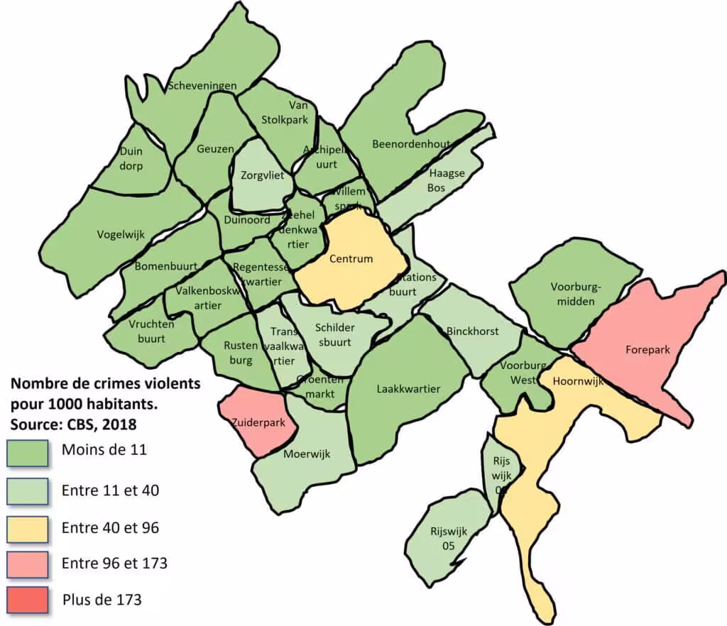 À La Haye, des groupes de rues voisines se sont affrontés dans le quartier du Transvaal