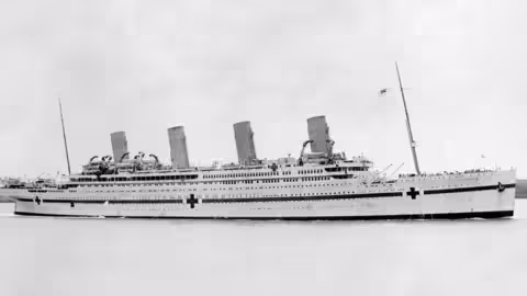 Le Britannic a servi de navire-hôpital pendant la Première Guerre mondiale.